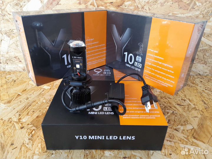Led лампы Y10 h4,h7,h11