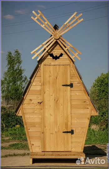 Уличный туалет деревянный жпп 685