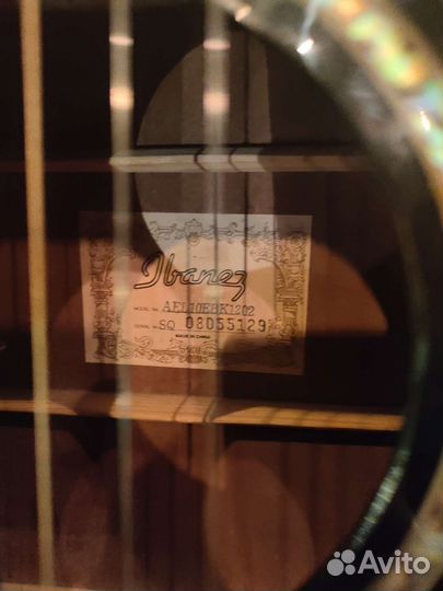 Электроакустика гитара Ibanez AEL10EBK1202
