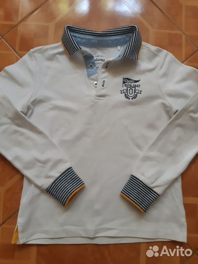 Поло на мальчика размер 128