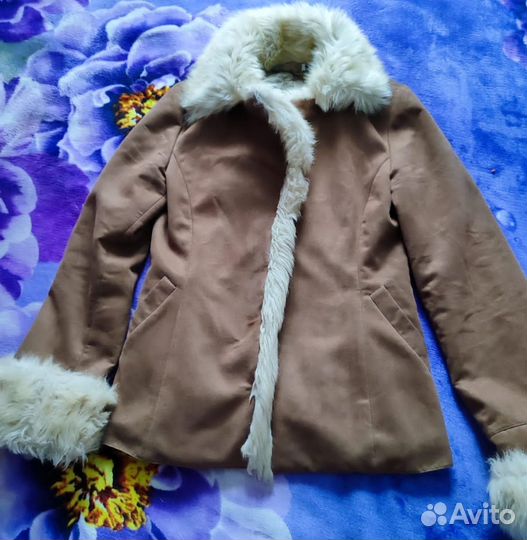 Дубленка натуральная женская 44 46