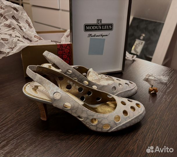 Туфли для танцев кожаные 39 размер