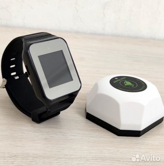 Беспроводная система/кнопка вызова официанта часы