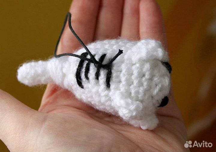 Котёнок Игрушка вязаная