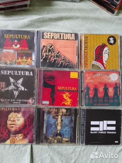 CD slayer,sepultura,biohazard,iron maiden