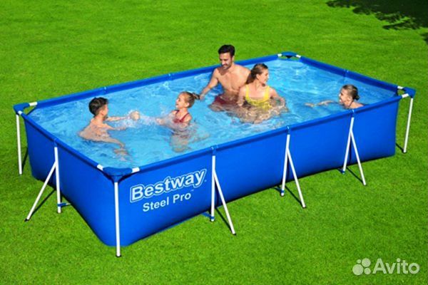 Каркасный бассейн Steel Pro 400х211х81см + набор