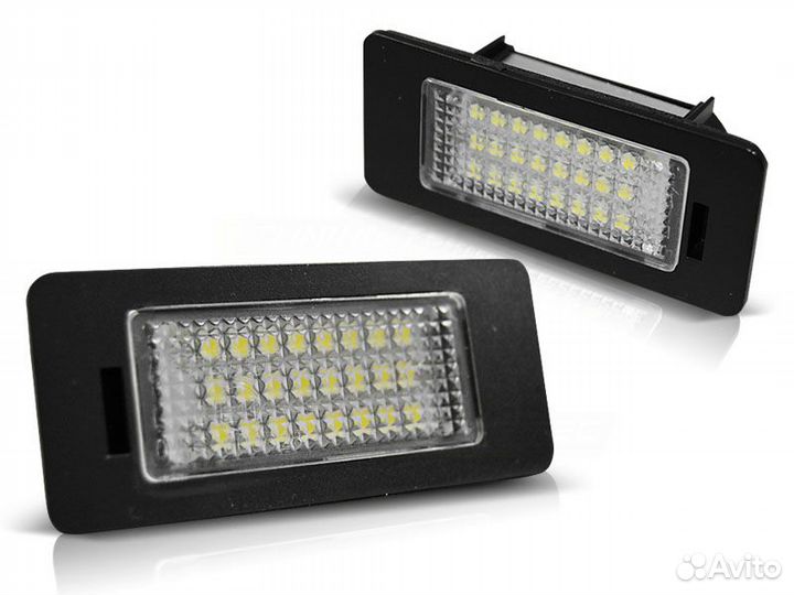 LED Подсветка номера Audi A4 B8 (07-17) prau01