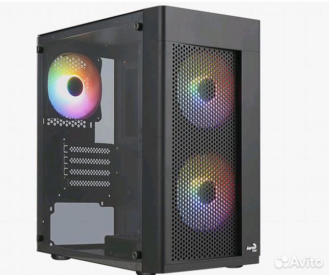 Корпус для пк aerocool hexform-g-bk-v2 black