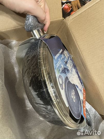 Сотейник жаровня 22 см новая