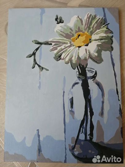 Картины по номерам Ромашка