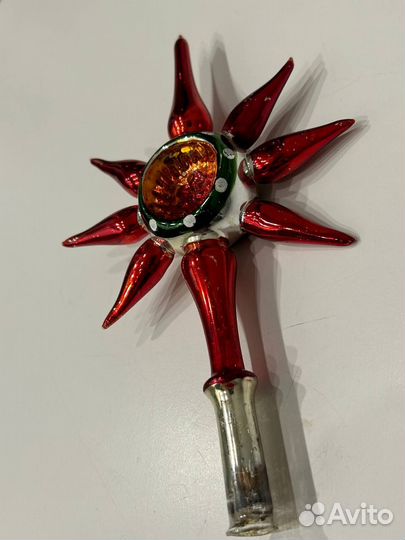 Ёлочная игрушка Вифлеемская звезда ГДР