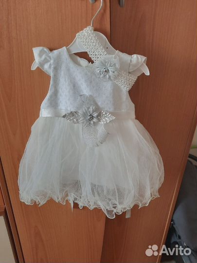 Платье для новорожденной девочки