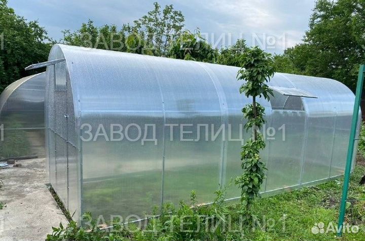 Теплица 2 на 4 из поликарбоната