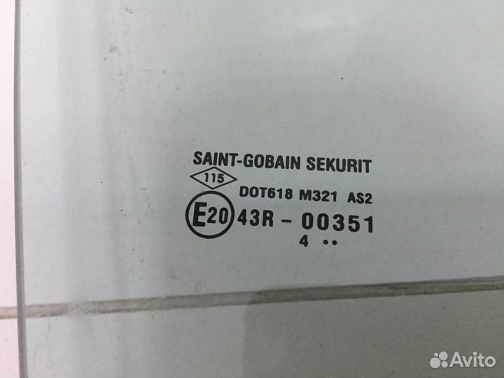 Стекло двери передней правой Renault Logan 2 2014