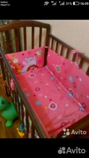 Бортики в детскую кроватку