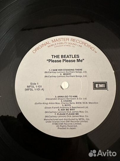 The Beatles – Please Please Me, mfsl, 1-101, NM