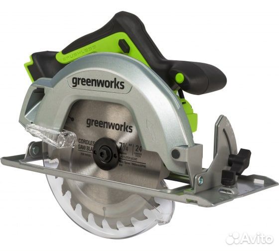 Аккумуляторная циркулярная пила GreenWorks GD24CS