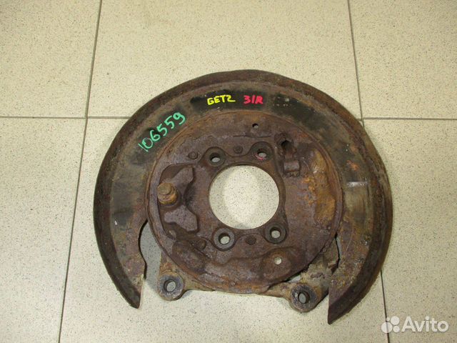 Щит опорный задний правый Hyundai Getz