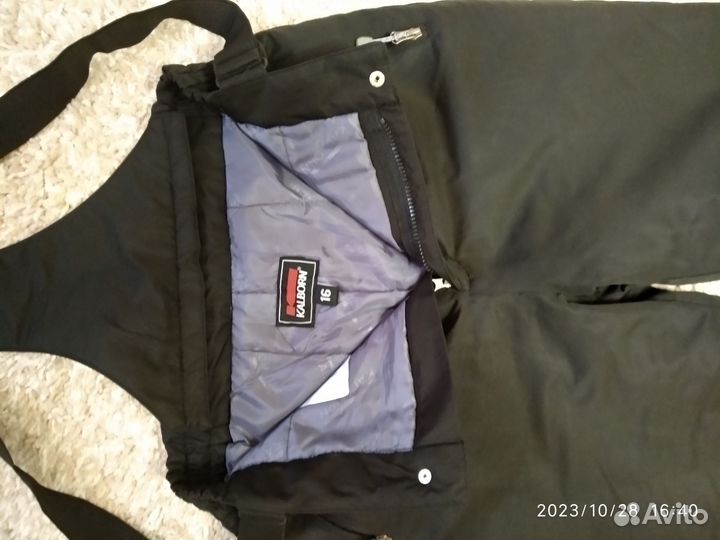 Утеплённые брюки 