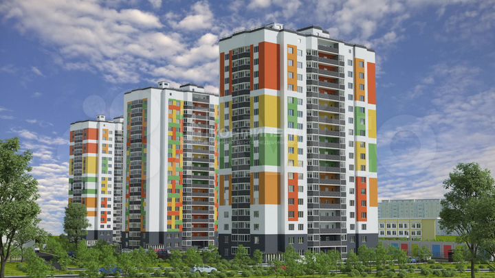 1-к. квартира, 43,3 м², 1/17 эт.