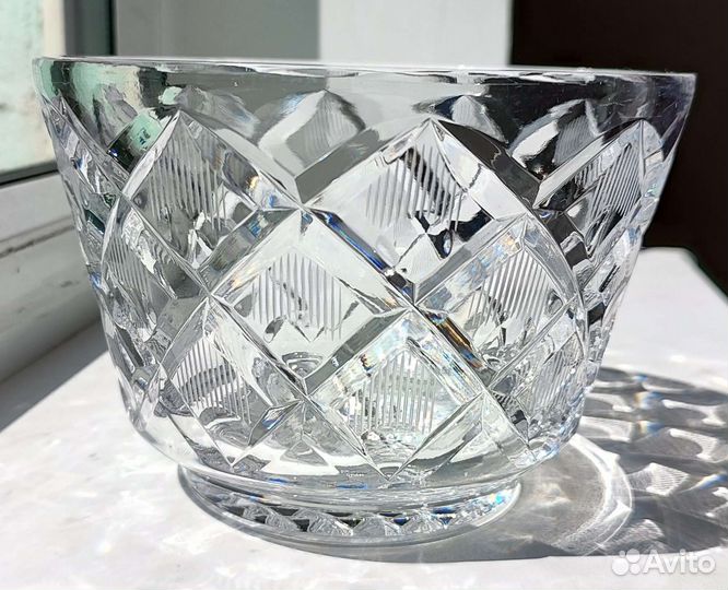 Салатник хрустальный