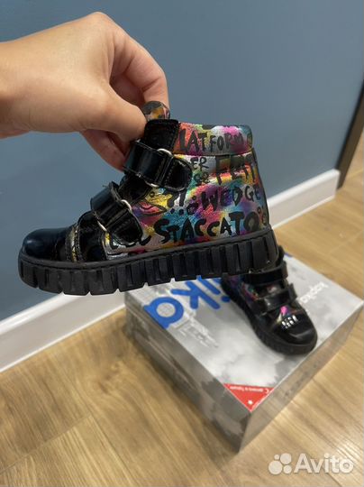 Ботинки демисезонные для девочки 24 размер Kapika