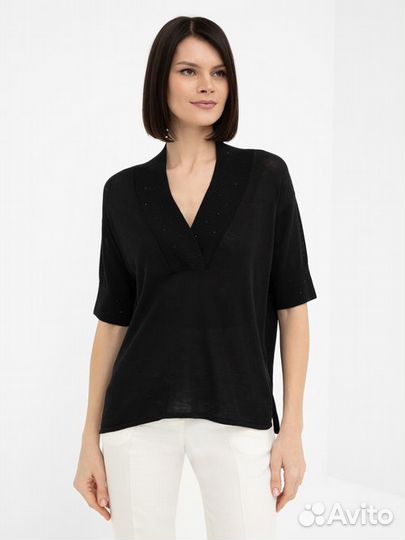 Джемпер тенсел лён хлопок