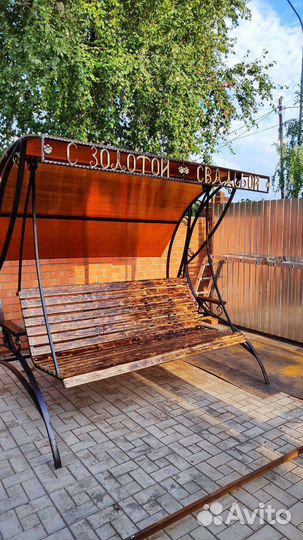 Качели металлические