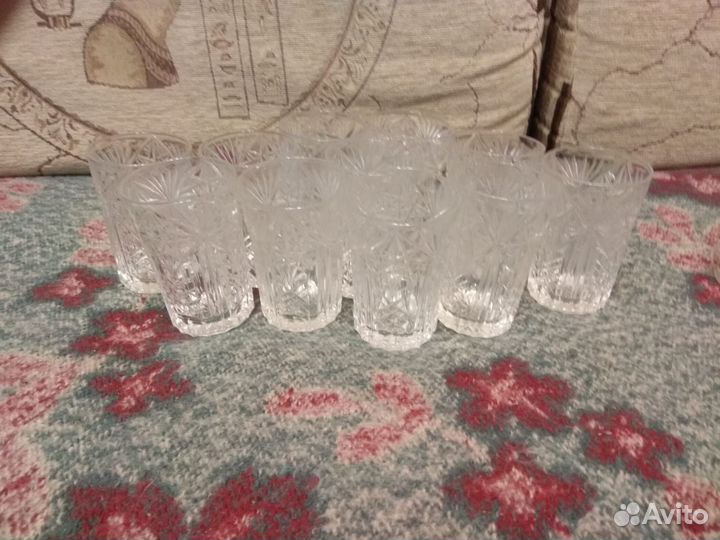 Хрустальная посуда стаканы фужеры