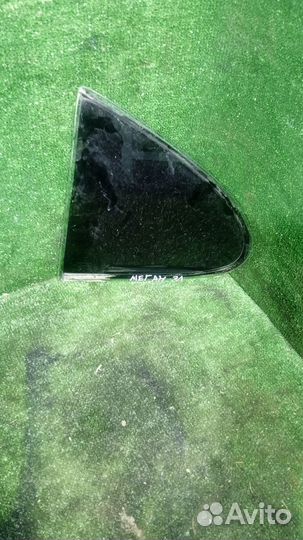 Стекло двери задней левой (форточка) Renault Megan