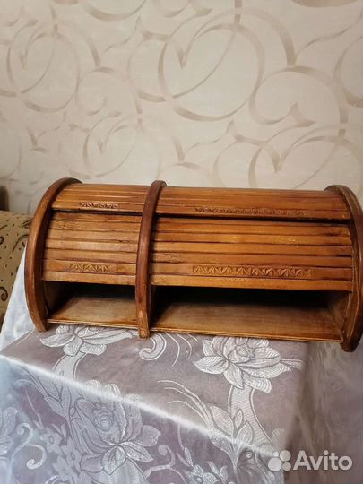 Хлебница деревянная СССР