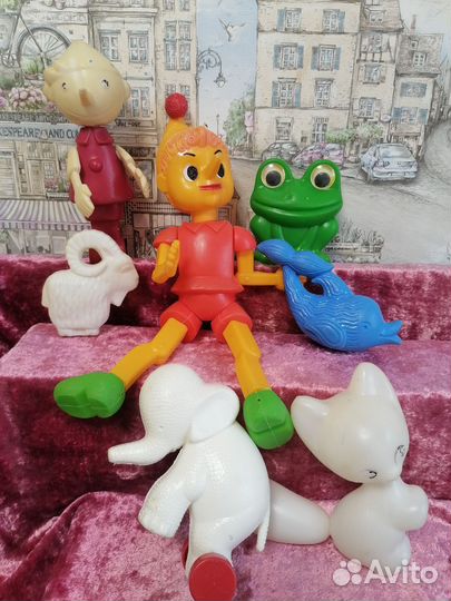 Игрушки дутый пластик СССР