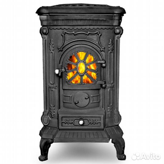 Чугунная печь камин