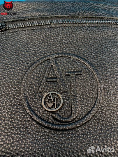 Кожаная сумка Armani