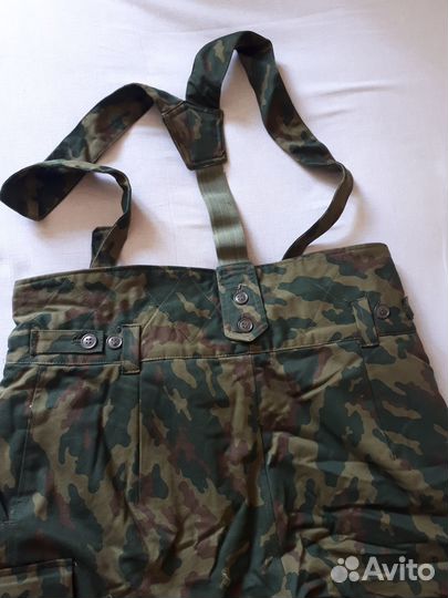 Брюки утепленные.Камуфляж трёхцветка.Новые