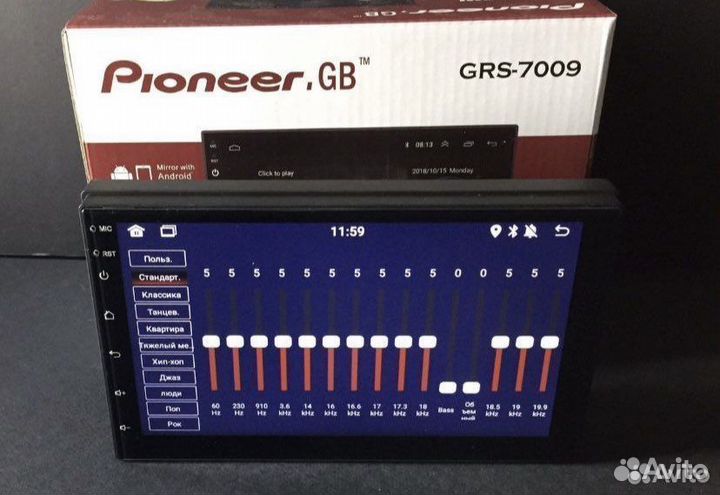 Магнитола 2din pioneer android