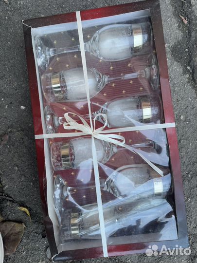 Набор бокалов новый