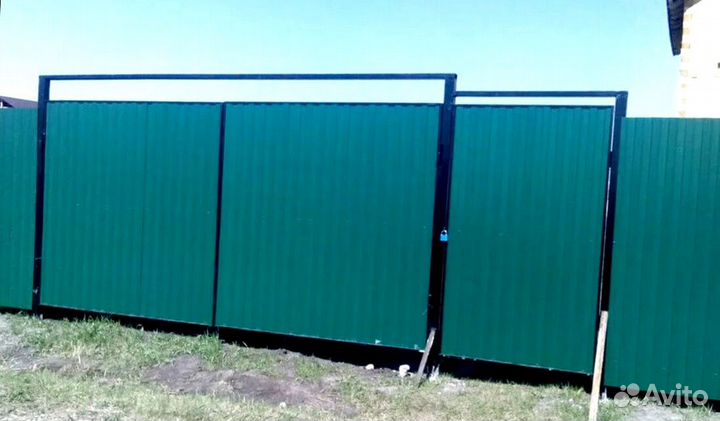 Ворота Распашные С Подушкой За 1 День