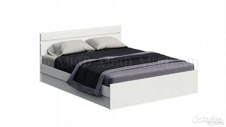 Кровать двуспальная Вегас 1,6 белая