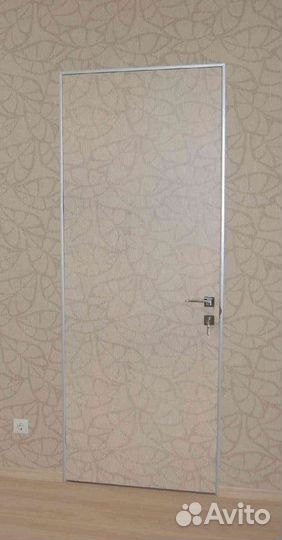 Скрытые межкомнатные двери под отделку