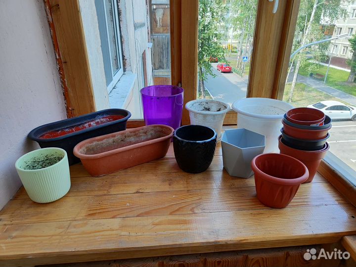 Кашпо, горшки для цветов, опоры