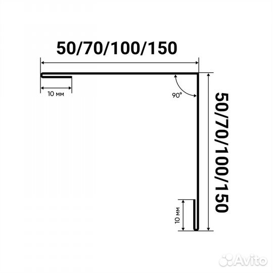 Планка угла внешнего