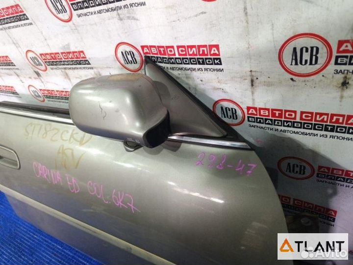 Дверь передний правый toyota carina ED