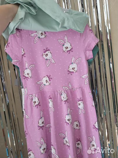 Вещи для девочки 128,платья