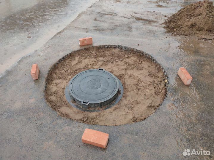 Септик из жб колец под ключ