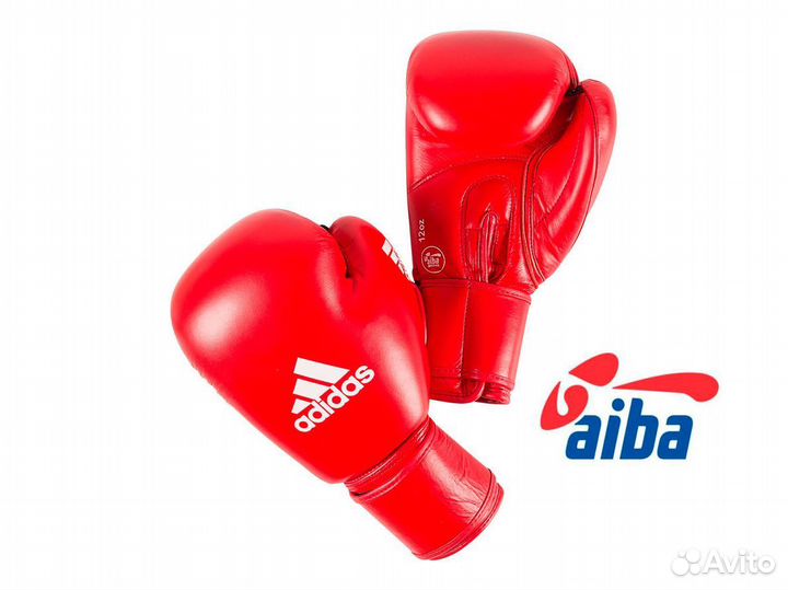 Перчатки боксерские Aiba Adidas 10, 12 oz