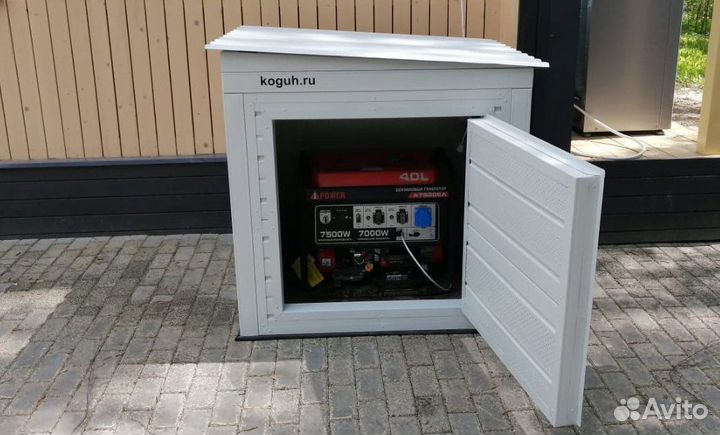 Кожух для генератора поглощающий шум