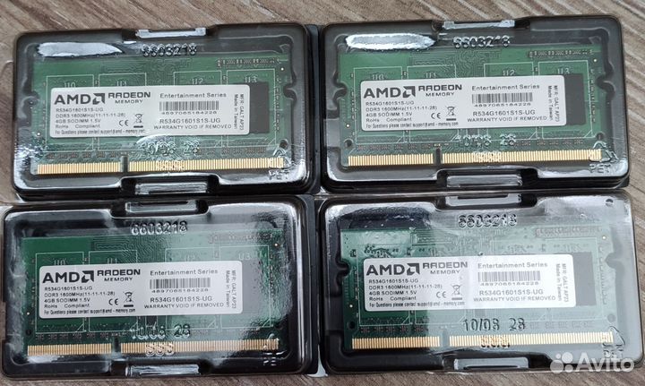 Память для ноутбука SO-dimm DDR3 4GB