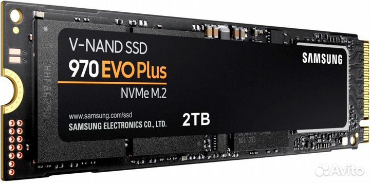 SSD 2Tb Samsung 970 EVO Plus (MZ-V7S2T0BW)