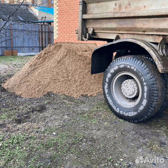 Песок карьерный в наличии с доставкой